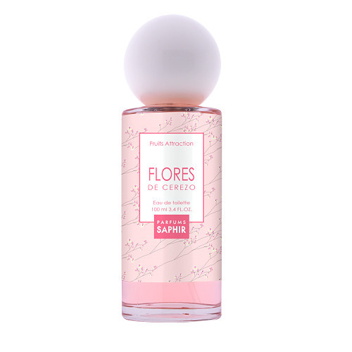 Saphir Parfums Eau De Toilette Flores Youth Cherry Blossom Fragrance,  100ml. - Babyboum