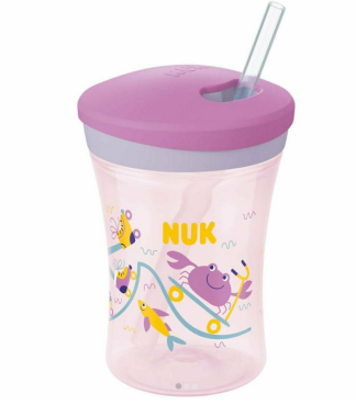 NUK Magic 360 Rim Ultra Grip Spoutless Cup, 10 ounce 