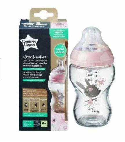 Tommee Tippee Biberon 250ml Vetro Girl