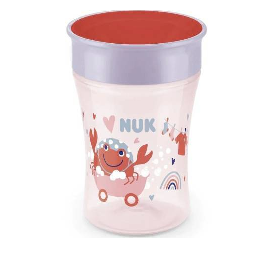Nuk Magic Cup Educational Cup 360 with Lid 8m+ Purple 230ml